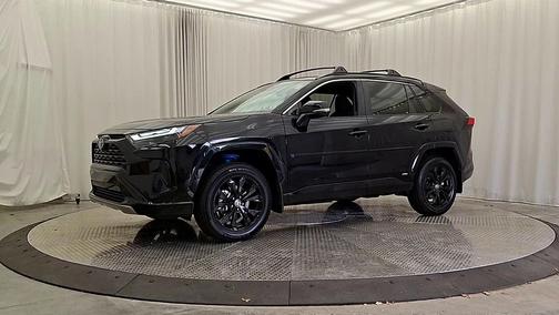 Midnight Black Metallic 2024 Toyota RAV4 Hybrid SE