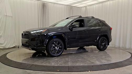 Midnight Black Metallic 2024 Toyota RAV4 Hybrid SE