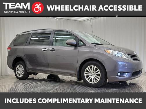 Predawn Gray Mica 2014 Toyota Sienna XLE