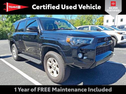 Midnight Black Metallic 2019 Toyota 4Runner SR5 Premium