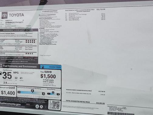 2026 Toyota Corolla LE