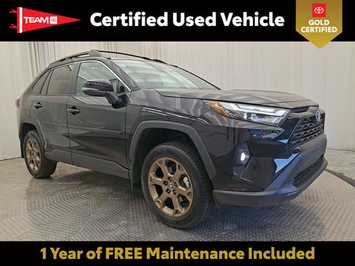 Midnight Black Metallic 2023 Toyota RAV4 Hybrid Woodland Edition