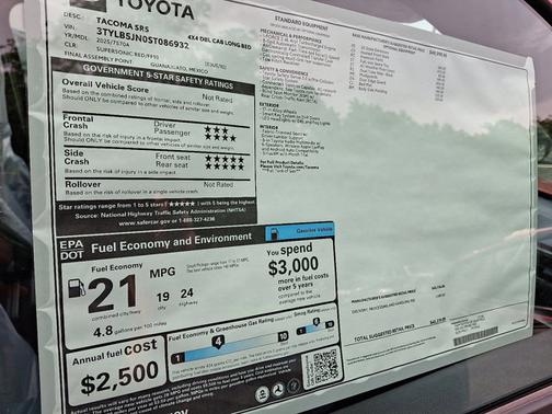 2025 Toyota Tacoma SR5