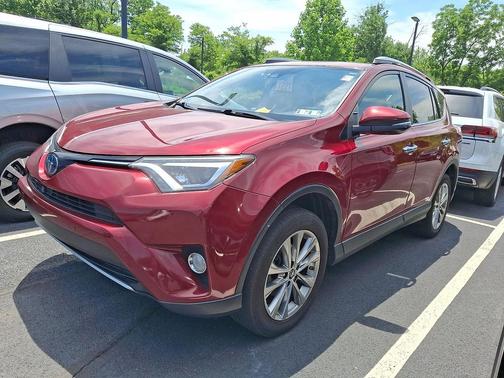Ruby Flare Pearl 2018 Toyota RAV4 Hybrid Limited