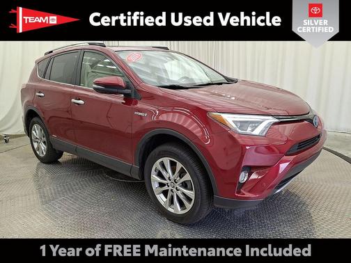 Ruby Flare Pearl 2018 Toyota RAV4 Hybrid Limited