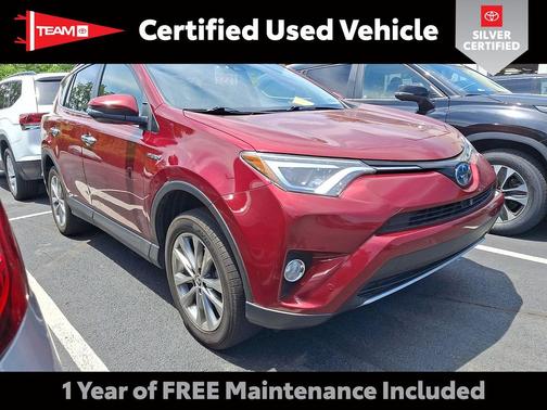 Ruby Flare Pearl 2018 Toyota RAV4 Hybrid Limited