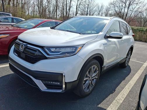 Platinum White Pearl 2022 Honda CR-V Hybrid Touring