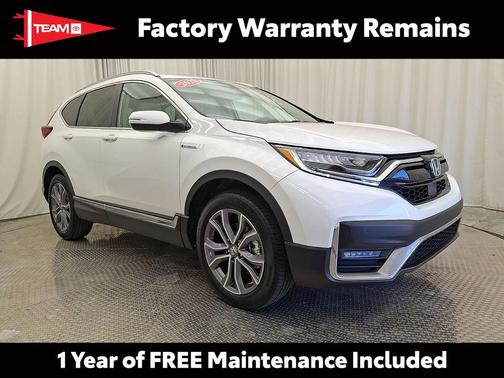 Platinum White Pearl 2022 Honda CR-V Hybrid Touring