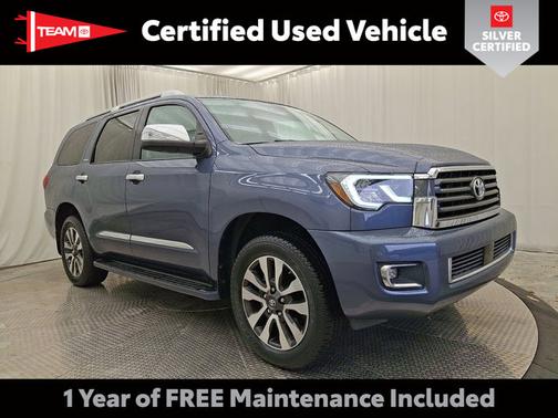 Shoreline Blue Pearl 2019 Toyota Sequoia Limited