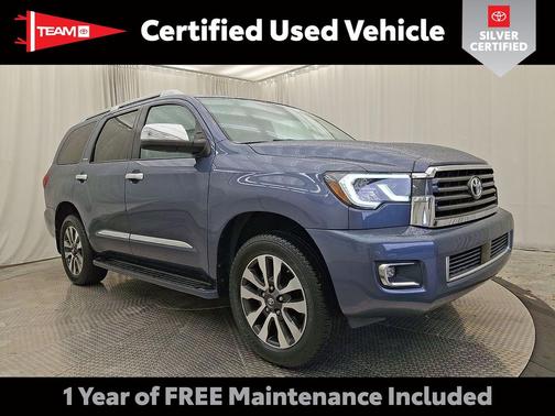 Shoreline Blue Pearl 2019 Toyota Sequoia Limited