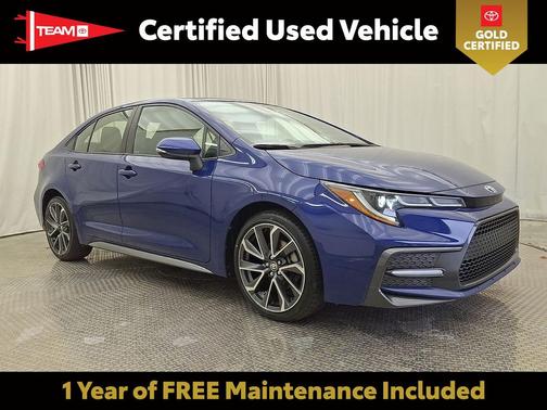Blue Crush Metallic 2021 Toyota Corolla SE