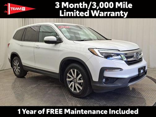 Platinum White Pearl 2020 Honda Pilot AWD EX-L