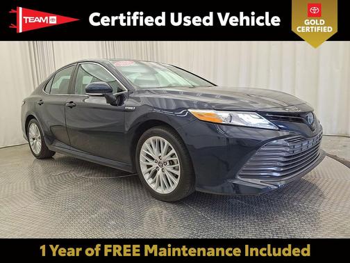 Galactic Aqua Mica 2020 Toyota Camry Hybrid XLE