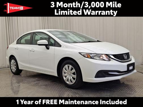 Taffeta White 2014 Honda Civic LX