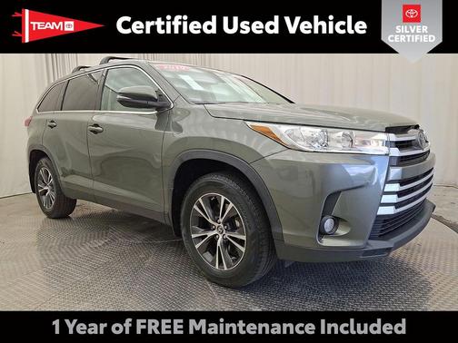 Alumina Jade Metallic 2019 Toyota Highlander LE Plus