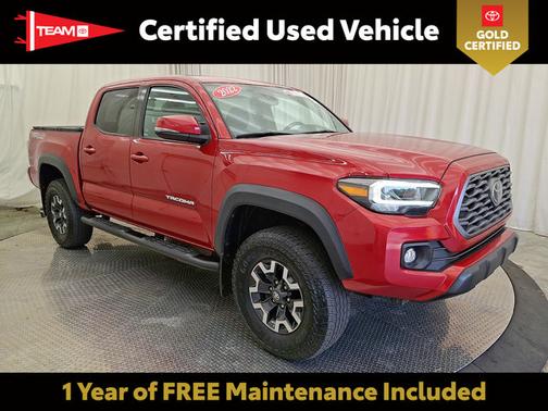 Barcelona Red Metallic 2022 Toyota Tacoma TRD Off Road