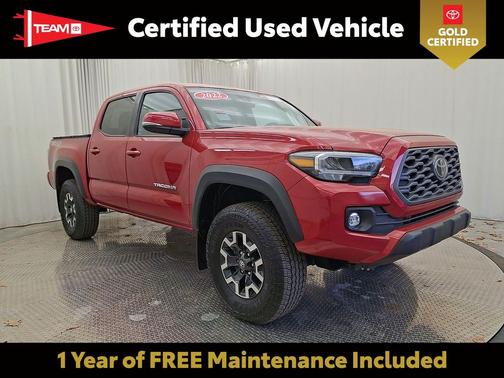 Barcelona Red Metallic 2022 Toyota Tacoma TRD Off Road