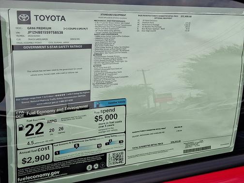 2025 Toyota GR86 Premium