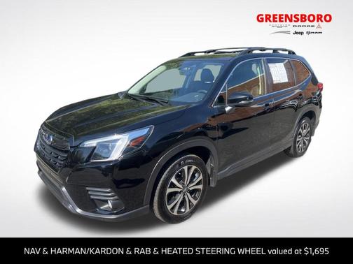 Crystal Black Silica 2023 Subaru Forester Limited