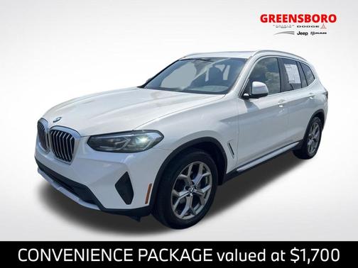 White Metallic 2024 BMW X3 xDrive30i