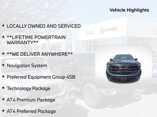 Titanium Rush Metallic 2025 GMC Sierra 1500 AT4