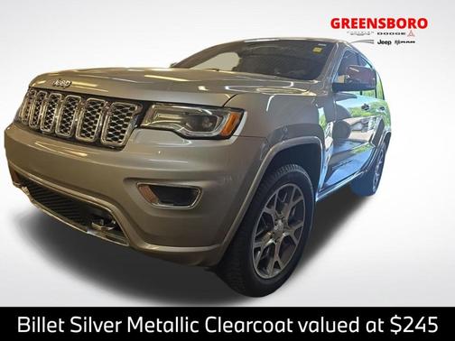 Billet Silver Metallic Clearcoat 2020 Jeep Grand Cherokee Overland