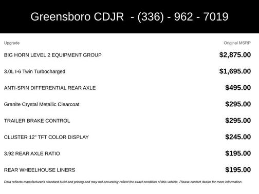 2026 RAM 1500 Big Horn/Lone Star