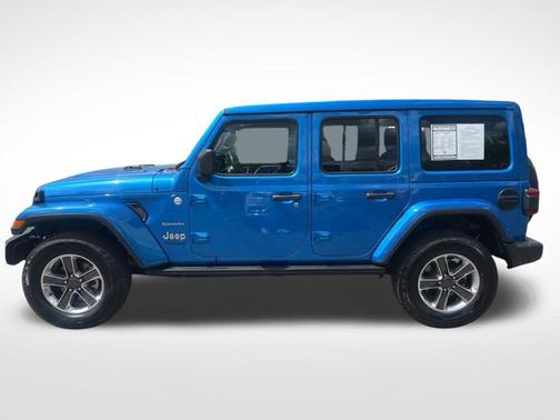Hydro Blue Pearl 2022 Jeep Wrangler Unlimited Sahara
