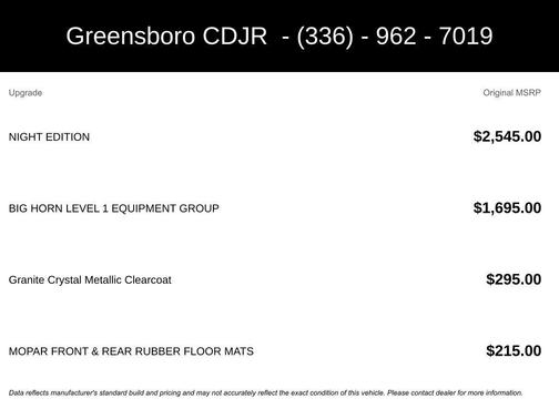 2026 RAM 1500 Big Horn/Lone Star