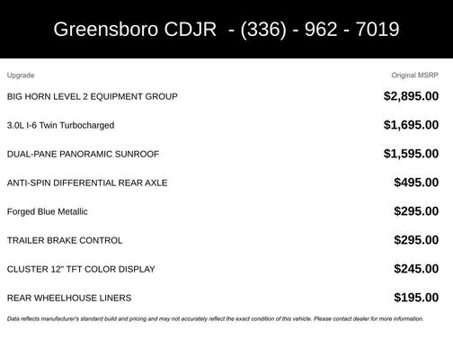 2026 RAM 1500 Big Horn/Lone Star