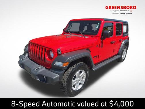 Firecracker Red Clearcoat 2022 Jeep Wrangler Unlimited Sport