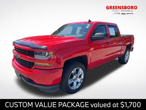 Red 2018 Chevrolet Silverado 1500 Custom
