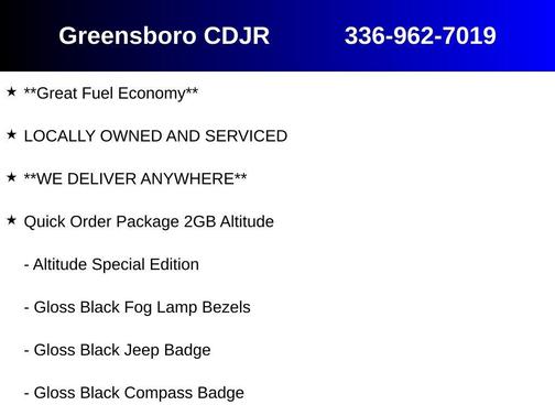 2021 Jeep Compass Altitude