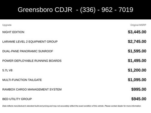 2026 RAM 1500 Laramie