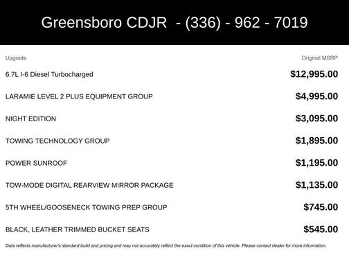Diamond Black 2026 RAM 2500 Laramie