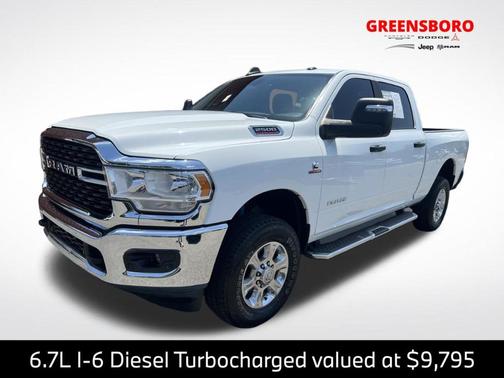 Bright White Clearcoat 2024 RAM 2500 Big Horn