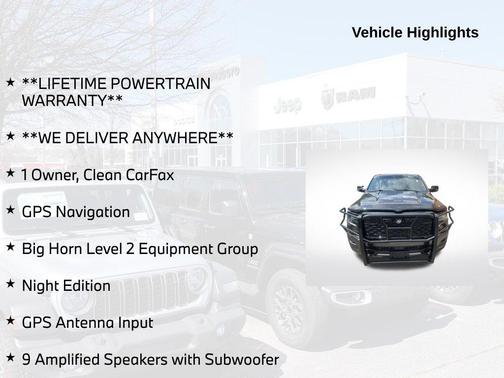 Granite Crystal Clearcoat Metallic 2026 RAM 1500 Big Horn/Lone Star