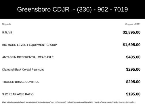 2026 RAM 1500 Big Horn/Lone Star