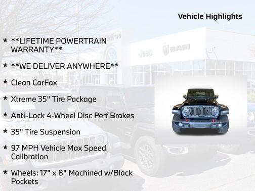 Black Clearcoat 2025 Jeep Wrangler Rubicon