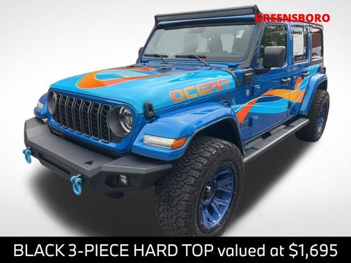 Hydro Blue Pearl 2024 Jeep Wrangler 4xe Sport