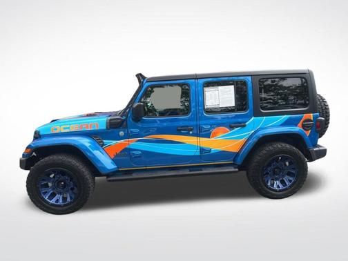 Hydro Blue Pearl 2024 Jeep Wrangler 4xe Sport