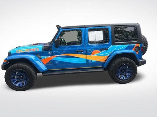 Hydro Blue Pearl 2024 Jeep Wrangler 4xe Sport