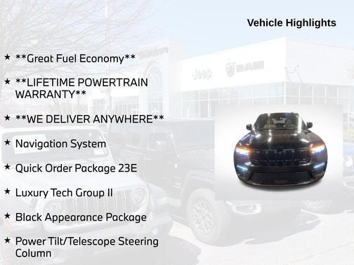 Diamond Black 2025 Jeep Grand Cherokee Limited