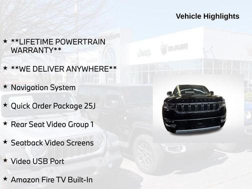 Diamond Black 2023 Jeep Wagoneer Series II
