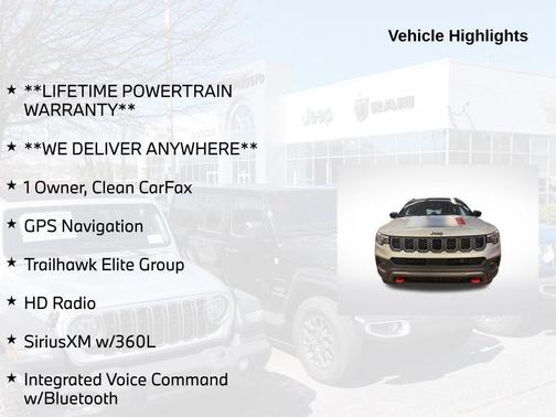 Silver Zynith 2025 Jeep Compass Trailhawk
