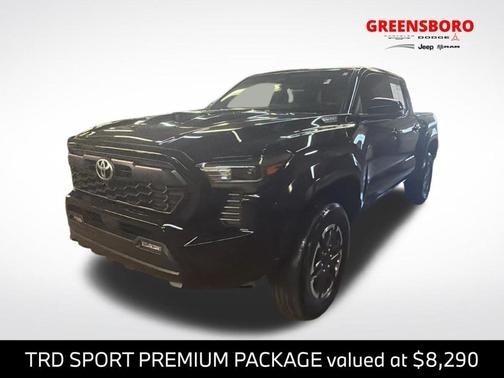 Black 2025 Toyota Tacoma Hybrid TRD