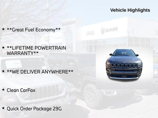 Granite Crystal Clearcoat Metallic 2023 Jeep Compass Limited
