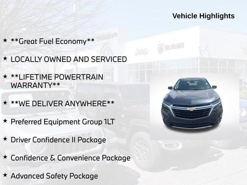 Gray 2022 Chevrolet Equinox 1LT