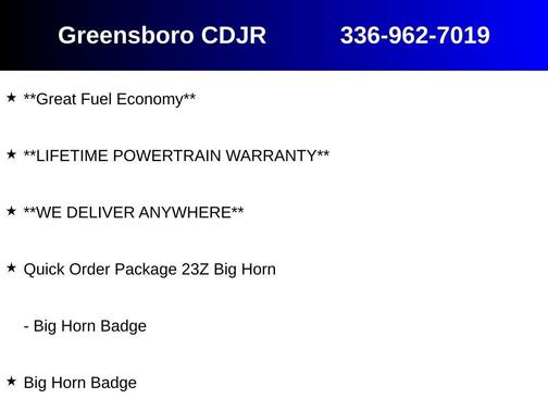 2022 RAM 1500 Big Horn