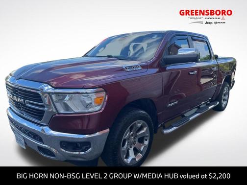 Delmonico Red Pearlcoat 2019 RAM 1500 Big Horn